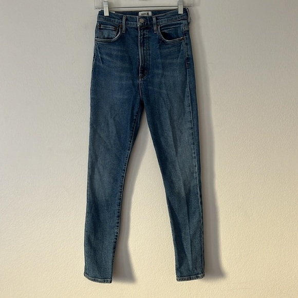Agolde Pinch Waist Skinny Denim Jeans Size 26 - Picture 4 of 12